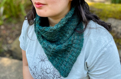 brioche bias cowl